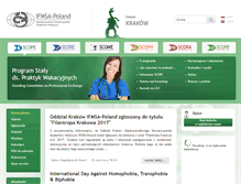 Tablet Screenshot of krakow.ifmsa.pl
